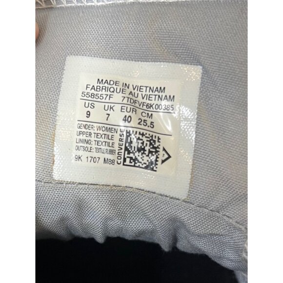 Converse All Star Women's Size 9 Gray Low Top Sneakers - Picture 11 of 12